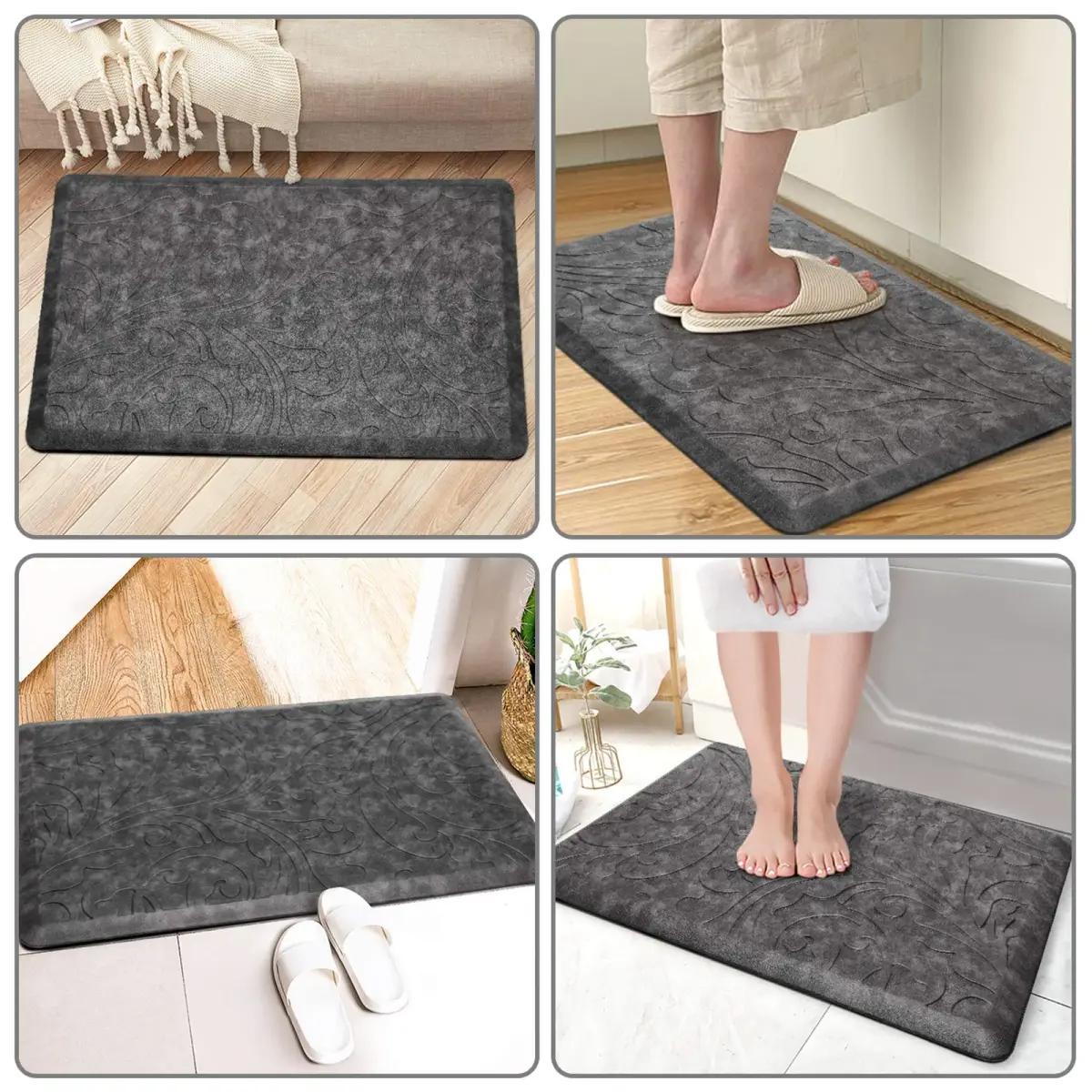 KMAT Anti-Fatigue Kitchen Mat 51cm x 76cm (20" x 30") | Cushioned Comfort for Home & Office - view 5