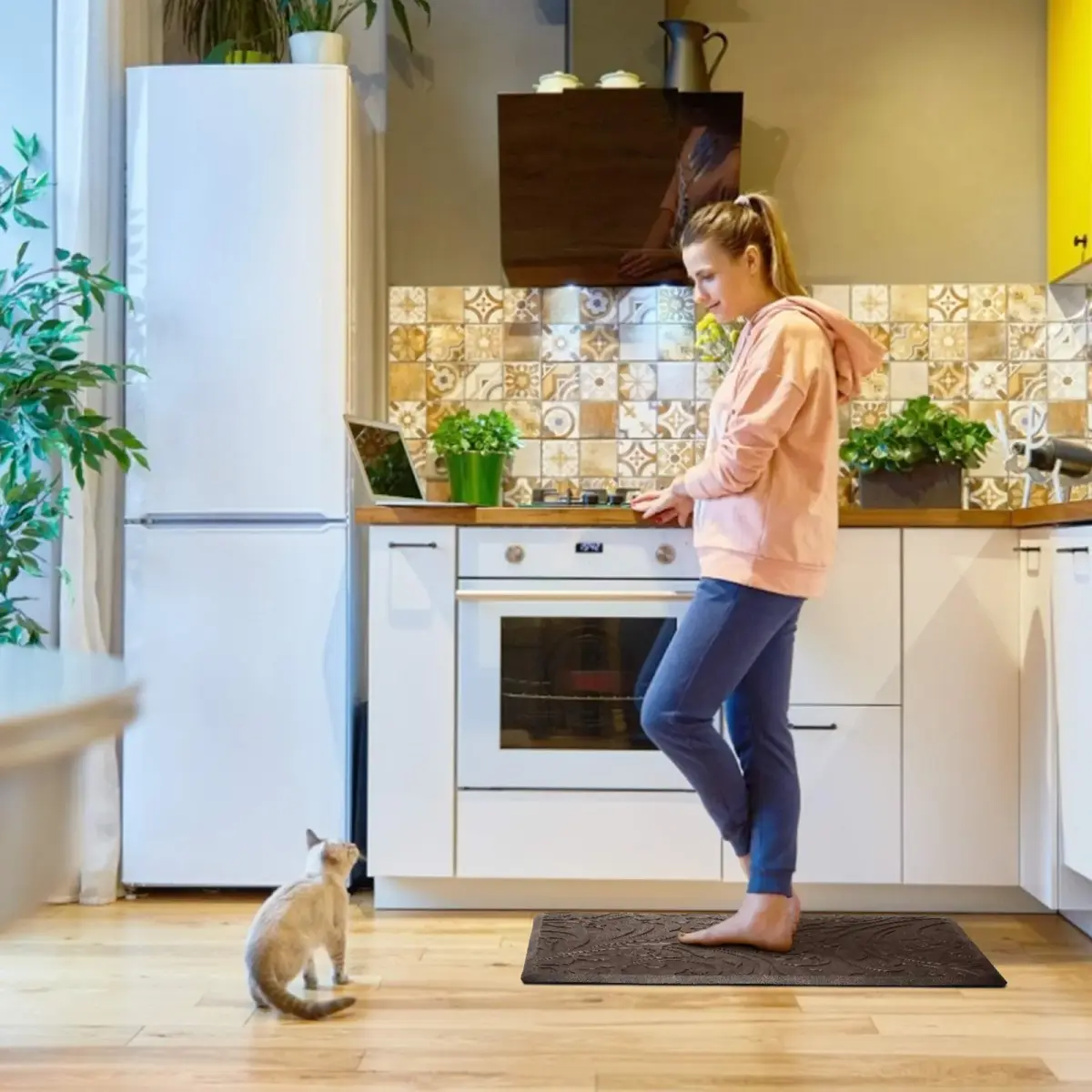 KMAT Anti-Fatigue Kitchen Mat 30" x 20" (76cm x 51cm) | Cushioned Comfort for Home & Office - view 6