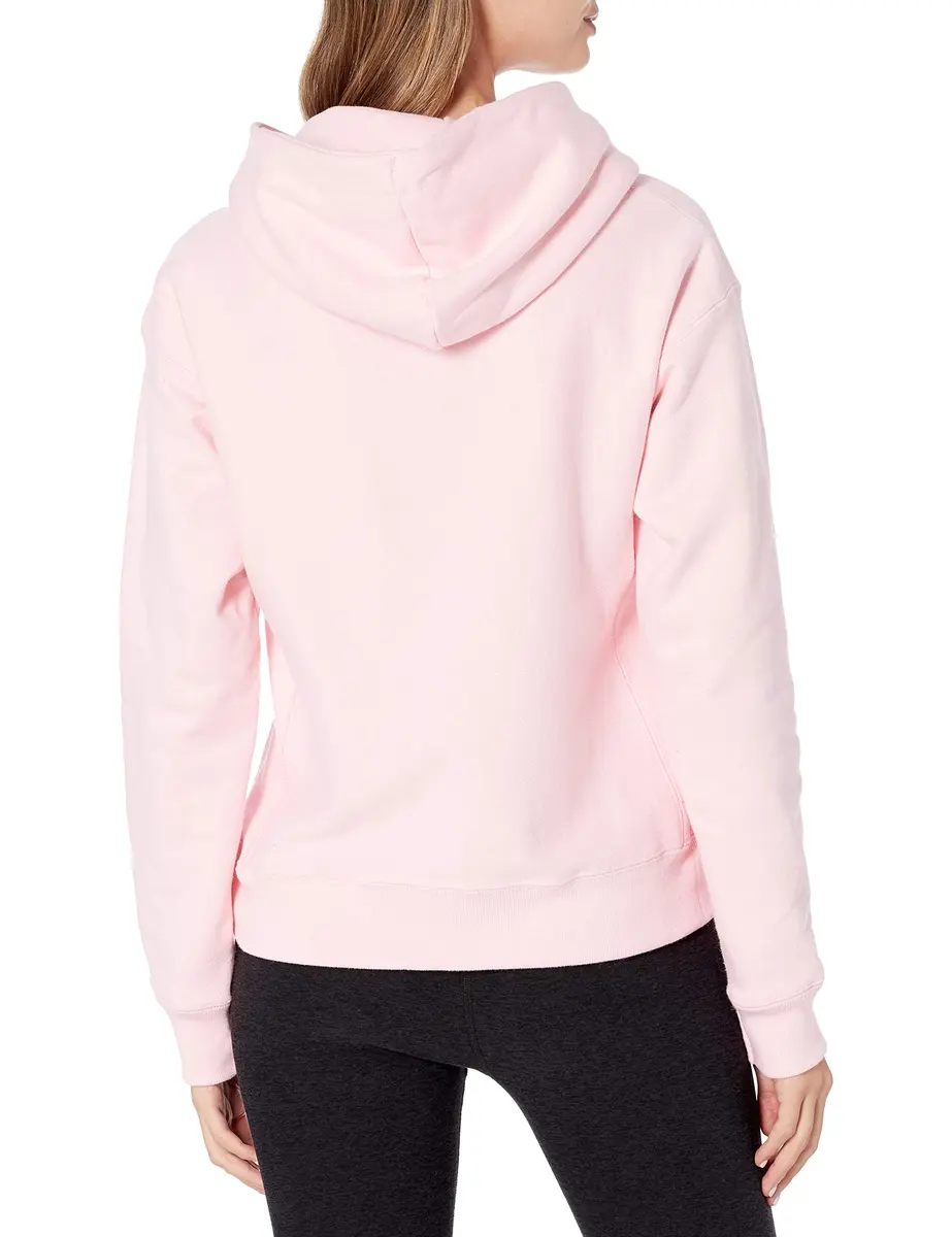 Champion Women's Hoodie, Pink Candy | Relaxed Fit, Cotton-Polyester Blend, 25-inch Length - view 2