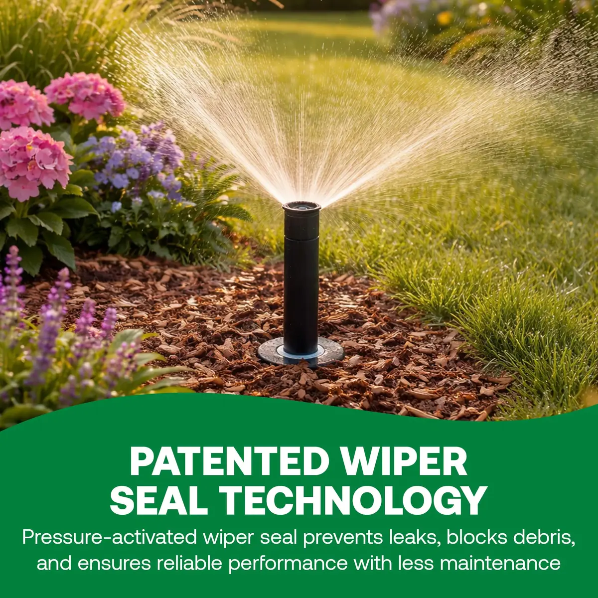 Rain Bird 1804VAN 1800 Series Professional Pop-Up Sprinkler Head 4 Inch (10.16 cm) | 5-Pack, Adjustable 0-360 Degree Arc Nozzle Pattern, Up to 15 Ft Spray Distance - view 6