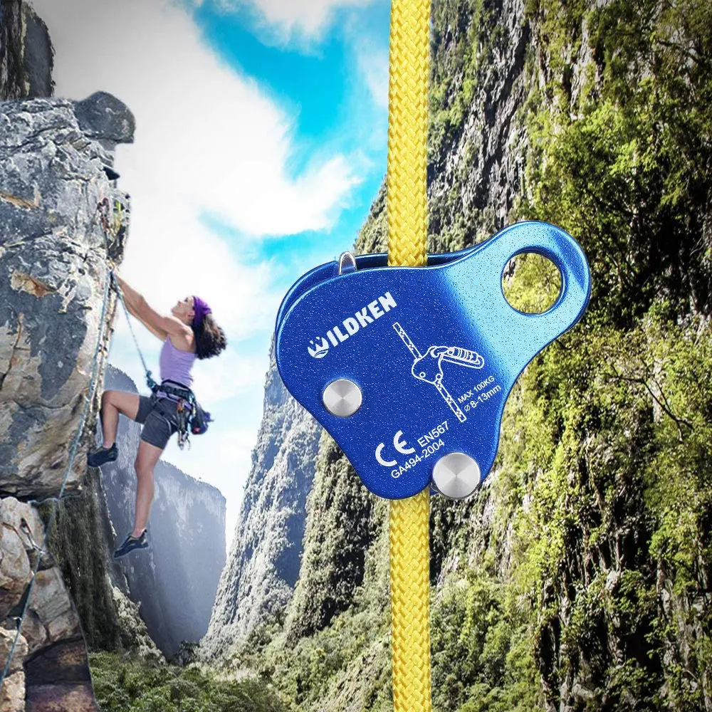 WILDKEN Climbing Ascender Fall Protection Belay Device 7.8cm | Rope Grab for Rock Climbing & Rescue - view 6