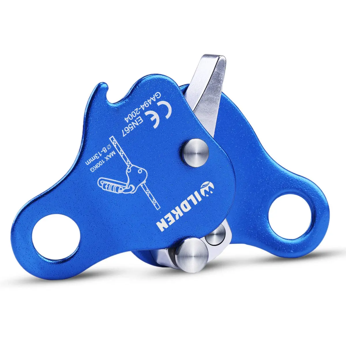 WILDKEN Climbing Ascender Fall Protection Belay Device 7.8cm | Rope Grab for Rock Climbing & Rescue - view 2