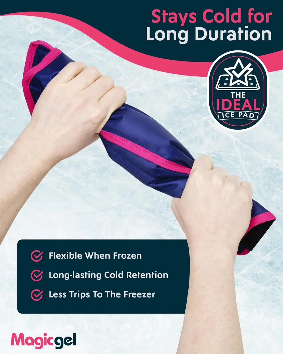 Magic Gel Hip Ice Pack Wrap - Reusable Cold Pack for Hip Bursitis, Hip Replacement Surgery and Hip Flexor Pain | Targeted Hip Relief - view 7