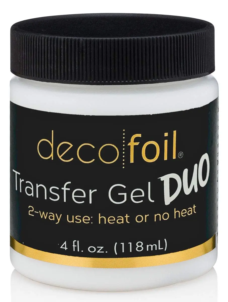 iCraft Deco Foil Transfer Gel DUO Clear 118ml (4 Fl Oz) | Heat-Free Foil & Flock Transfer - main product image