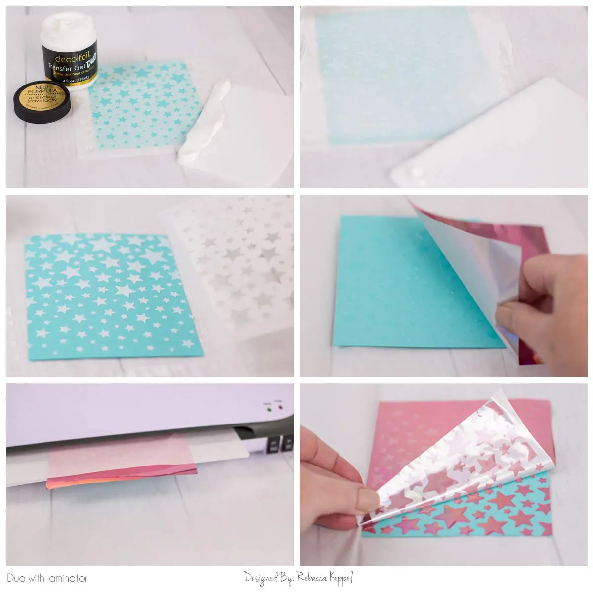 iCraft Deco Foil Transfer Gel DUO Clear 118ml (4 Fl Oz) | Heat-Free Foil & Flock Transfer - view 4