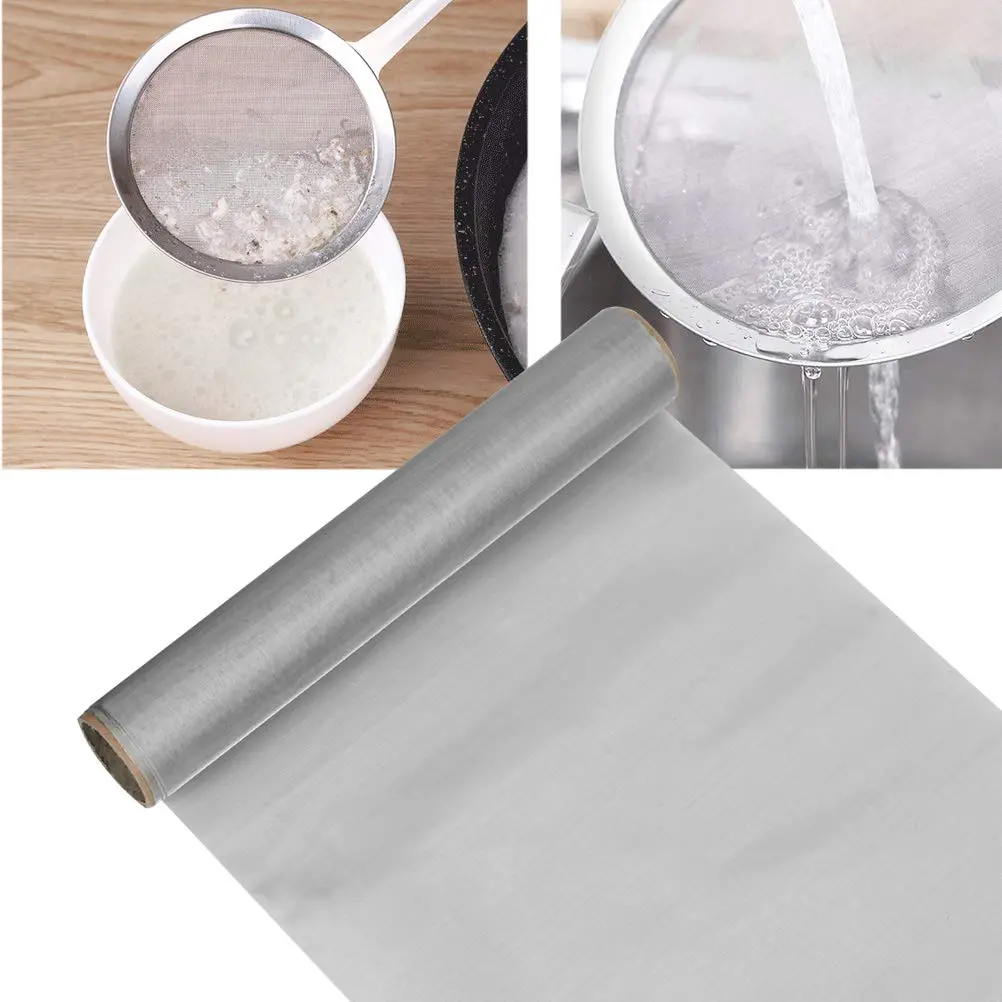 TIMESETL 304 Stainless Steel Woven Mesh 200 Mesh | Filtration Cloth for Industry & Home Use - view 6