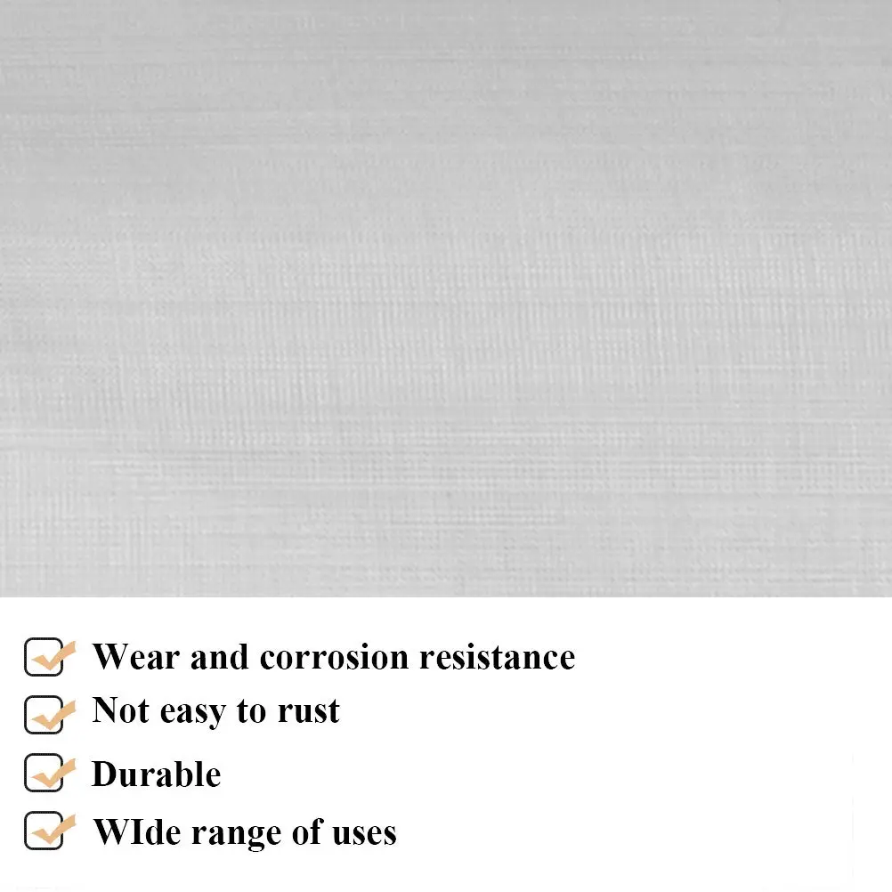 TIMESETL 304 Stainless Steel Woven Mesh 200 Mesh | Filtration Cloth for Industry & Home Use - view 3