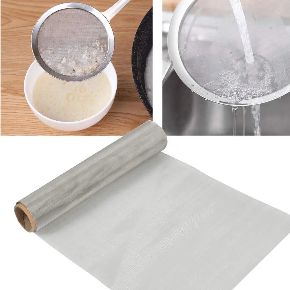 TIMESETL 304 Stainless Steel Woven Mesh 80 Mesh | Filter Screen Sheet for Filtration (70-120 chars) - view 6