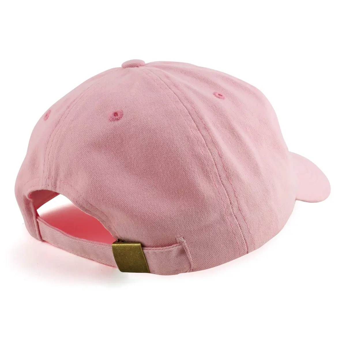 Trendy Apparel Shop Oversize XXL Pigment Dyed Washed Cotton Baseball Cap - Pink - 65cm - view 3