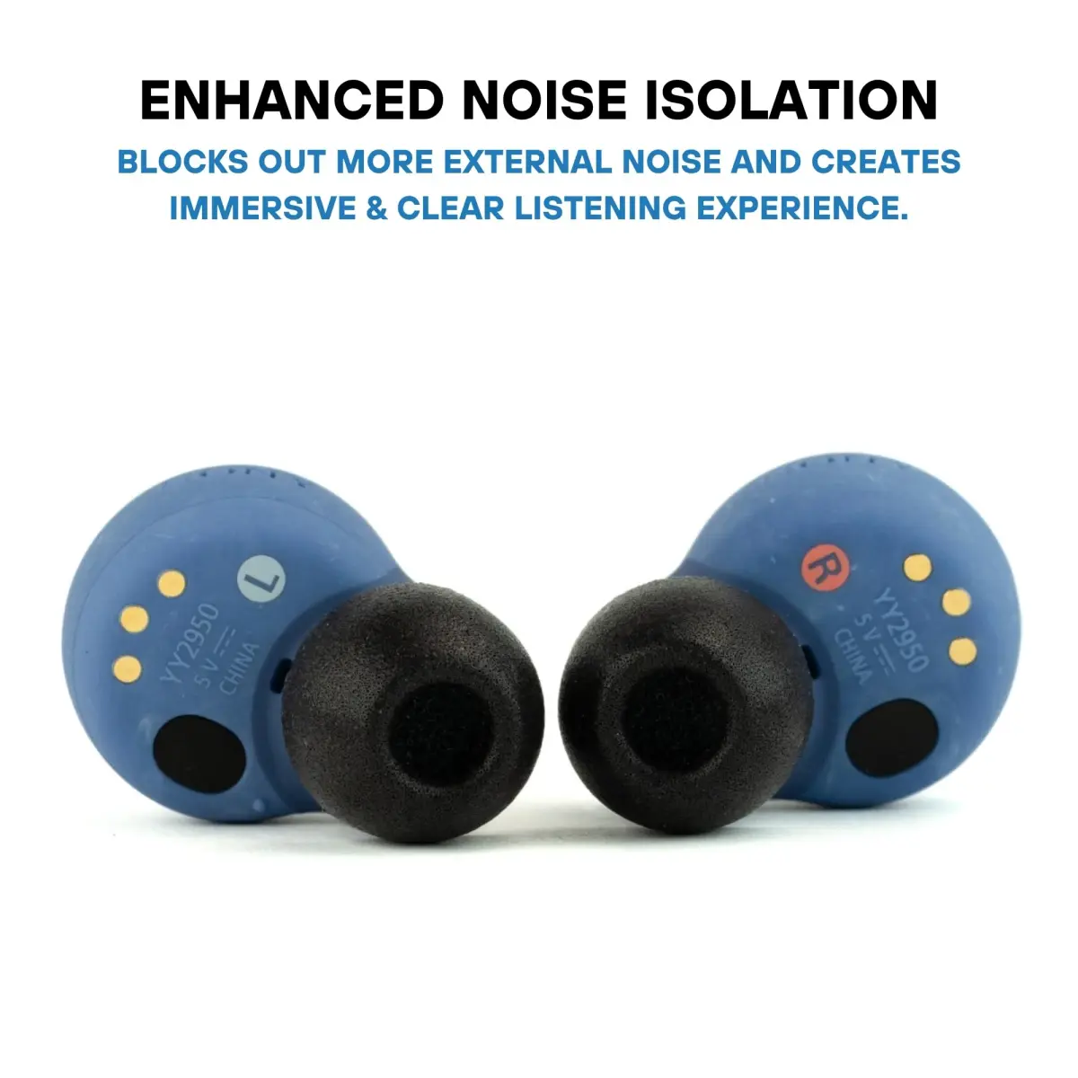 Comply Memory Foam Replacement Ear Tips Small Black (3 Pairs) | Ultimate Comfort for Sony True Wireless Earbuds - view 5