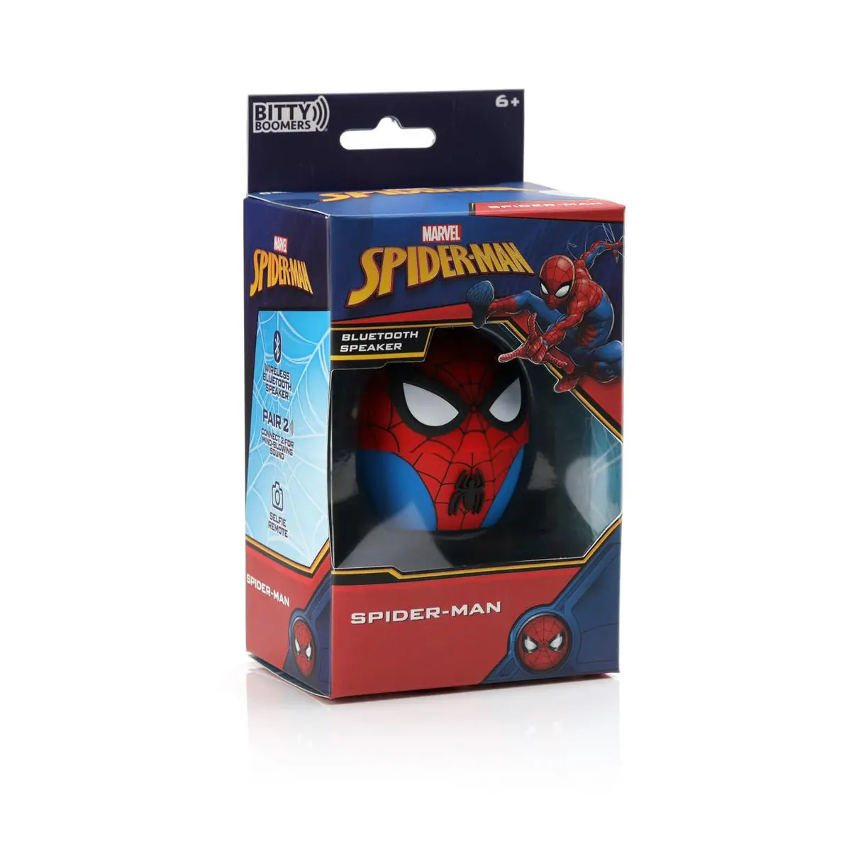 Bitty Boomers Spider-Man Mini Bluetooth Speaker | Tiny Size, Huge Sound, 4+ Hour Play - view 5