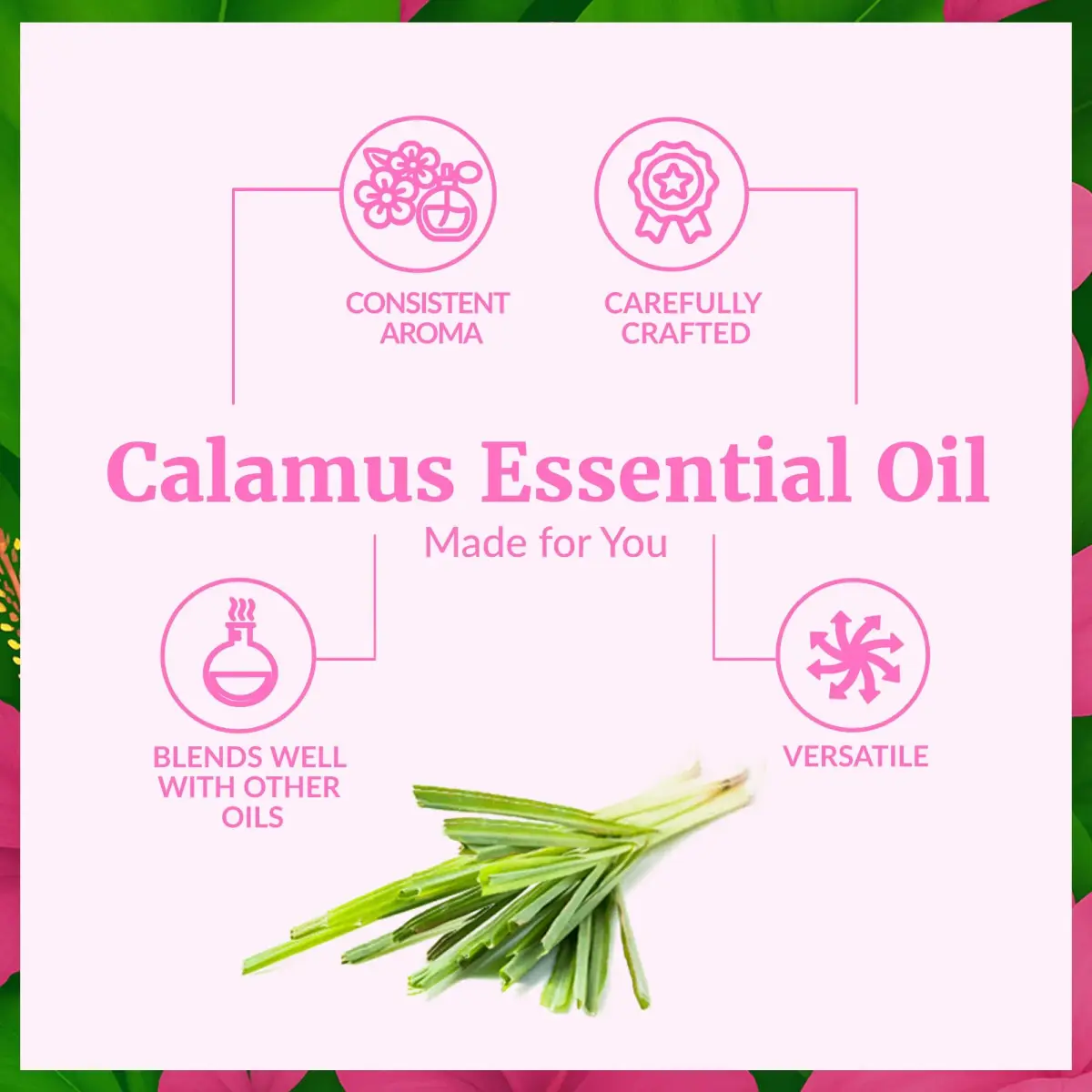 SVA ORGANICS Palmarosa Essential Oil 118 ml (4 Fl Oz) | Pure Floral Aroma for Diffuser, Skin & Hair Care - view 3
