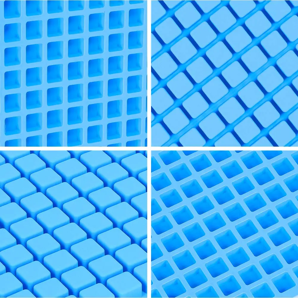 Emoly Silicone Candy Tray 2 Pack 126-Cavity Square Chocolate Mold for Gummy Jelly Truffles Caramels Ice Cube Tray | Food-Grade, Reusable, Easy Release - view 7