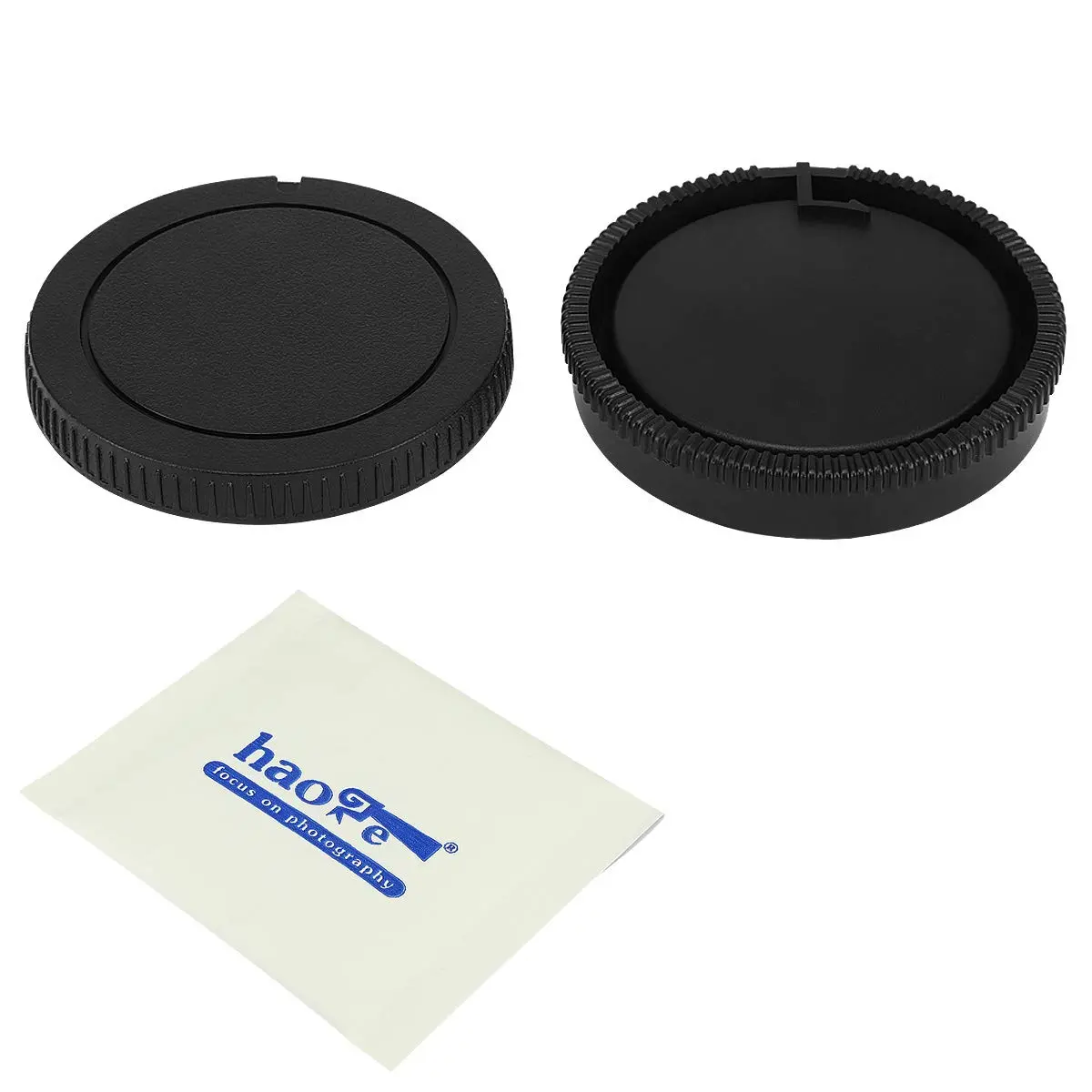 Haoge Camera Body & Rear Lens Cap Kit for Sony A Mount | Dust & Scratch Protection (100 characters) - main product image