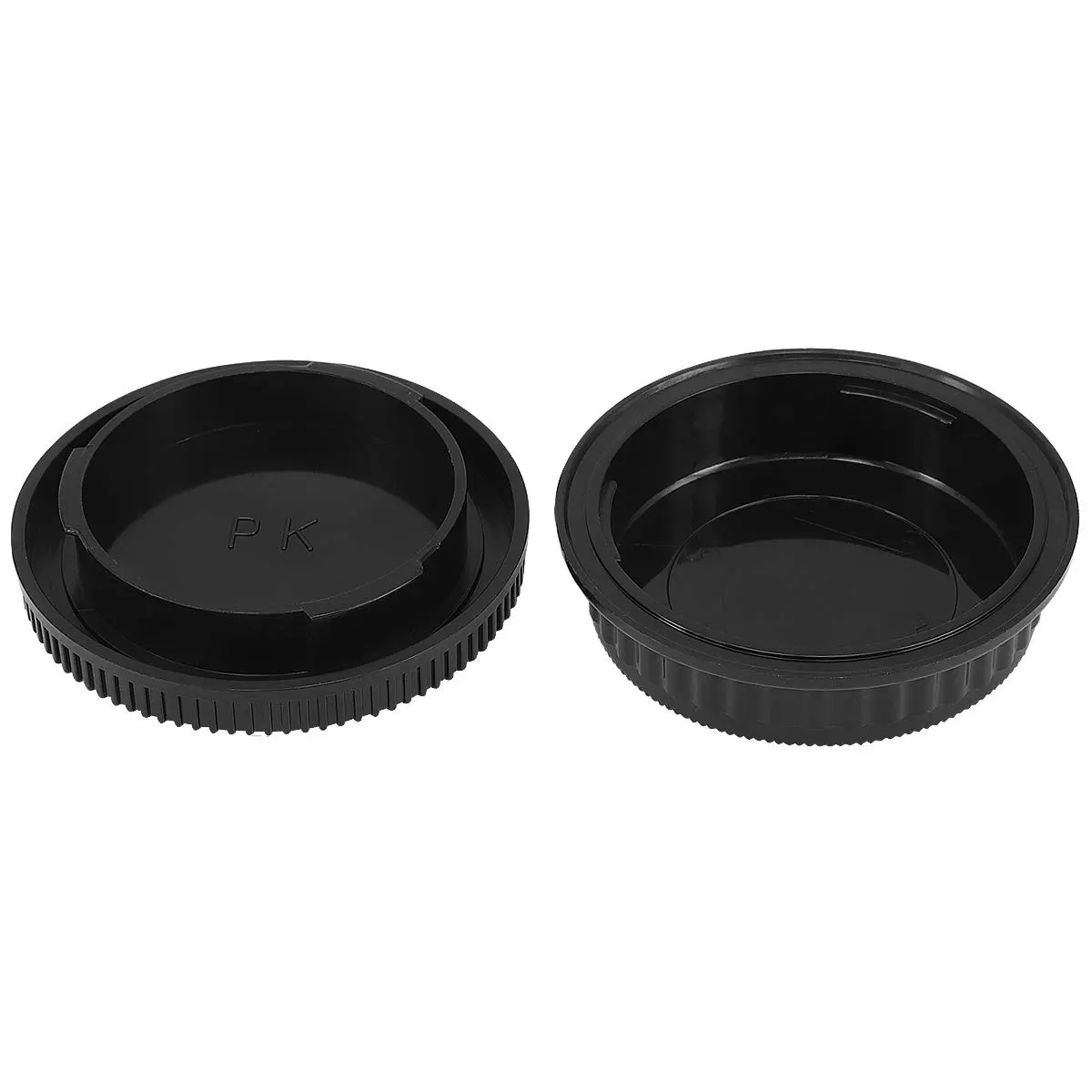 Haoge Camera Body Cap and Rear Lens Cap Cover Kit for Pentax K PK Mount | Protects Sensor & Contacts - view 4