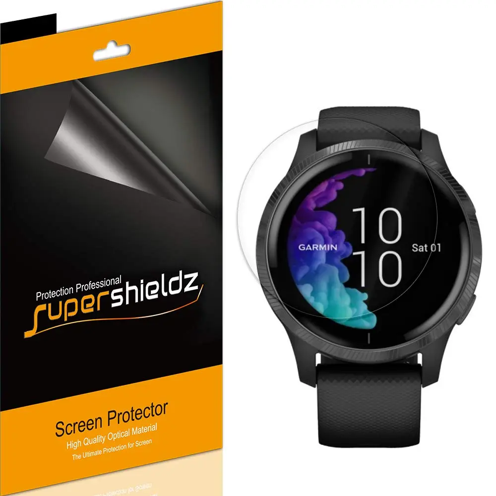 Supershieldz Clear TPU Screen Protector 3 Pack for Garmin Venu | Scratch Resistant - main product image