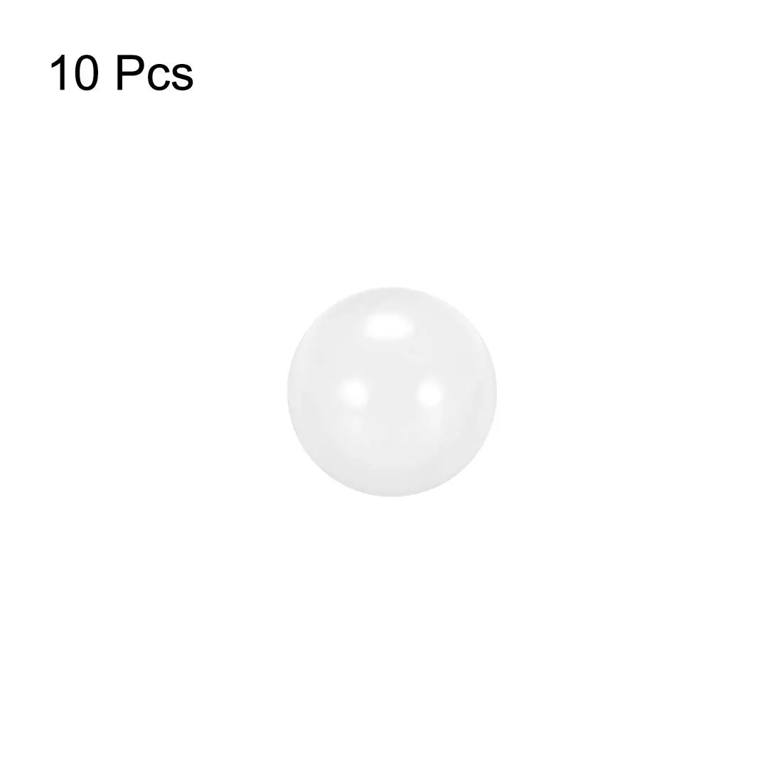 uxcell 2mm Ceramic Bearing Balls ZrO2 Zirconium Oxide G5 Precision (10-Pack) - view 3