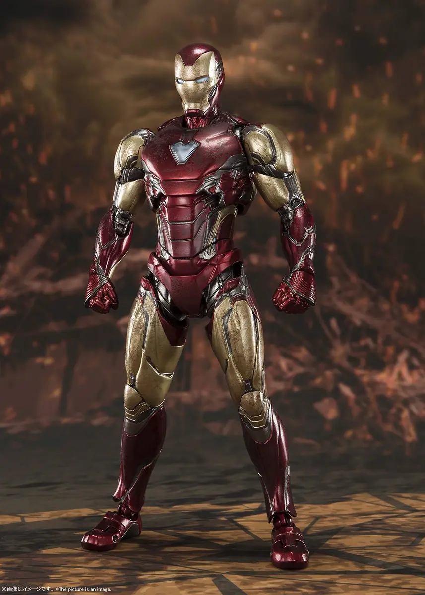 Tamashii Nations Avengers Endgame Iron Man Mk. 85 Final Battle Ver. 160mm | Action Figure with Accessories - view 2