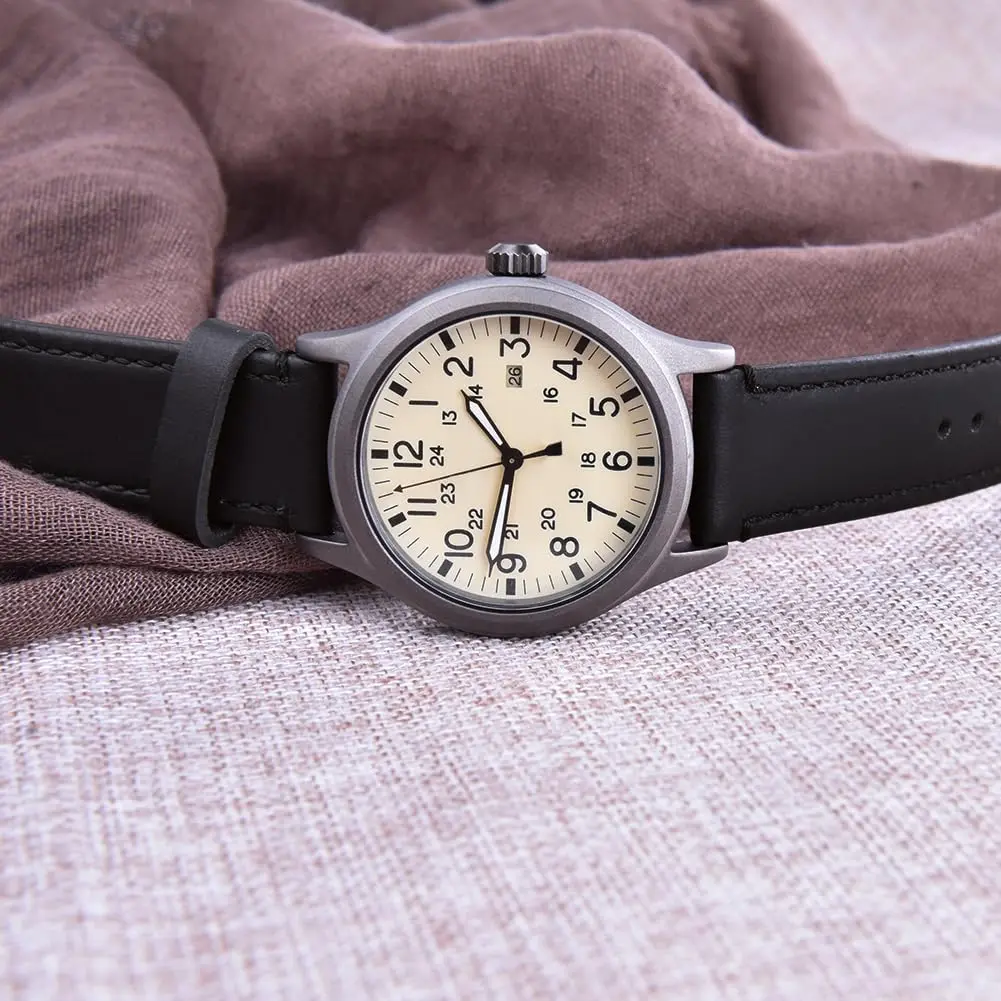 Ritche Leather Watch Strap 19mm | Soft Cowhide, Breathable & Comfortable - view 2