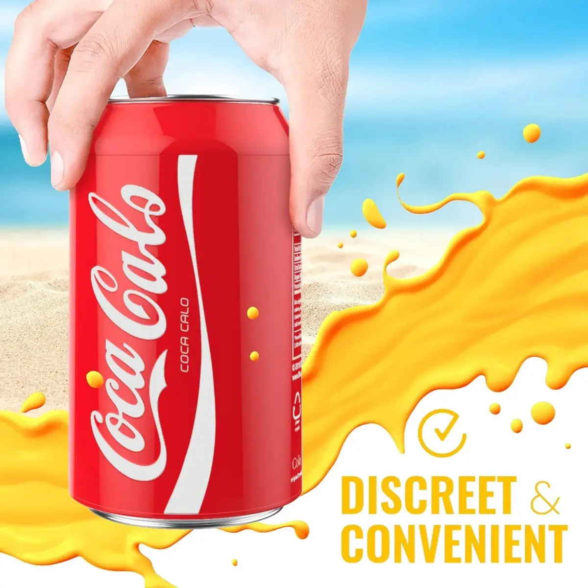 Skywin Silicone Can Covers That Look Like Soda 355 ml (12 oz) - 3 Pack | Fun Beverage Insulators for Parties & Outdoors - view 4