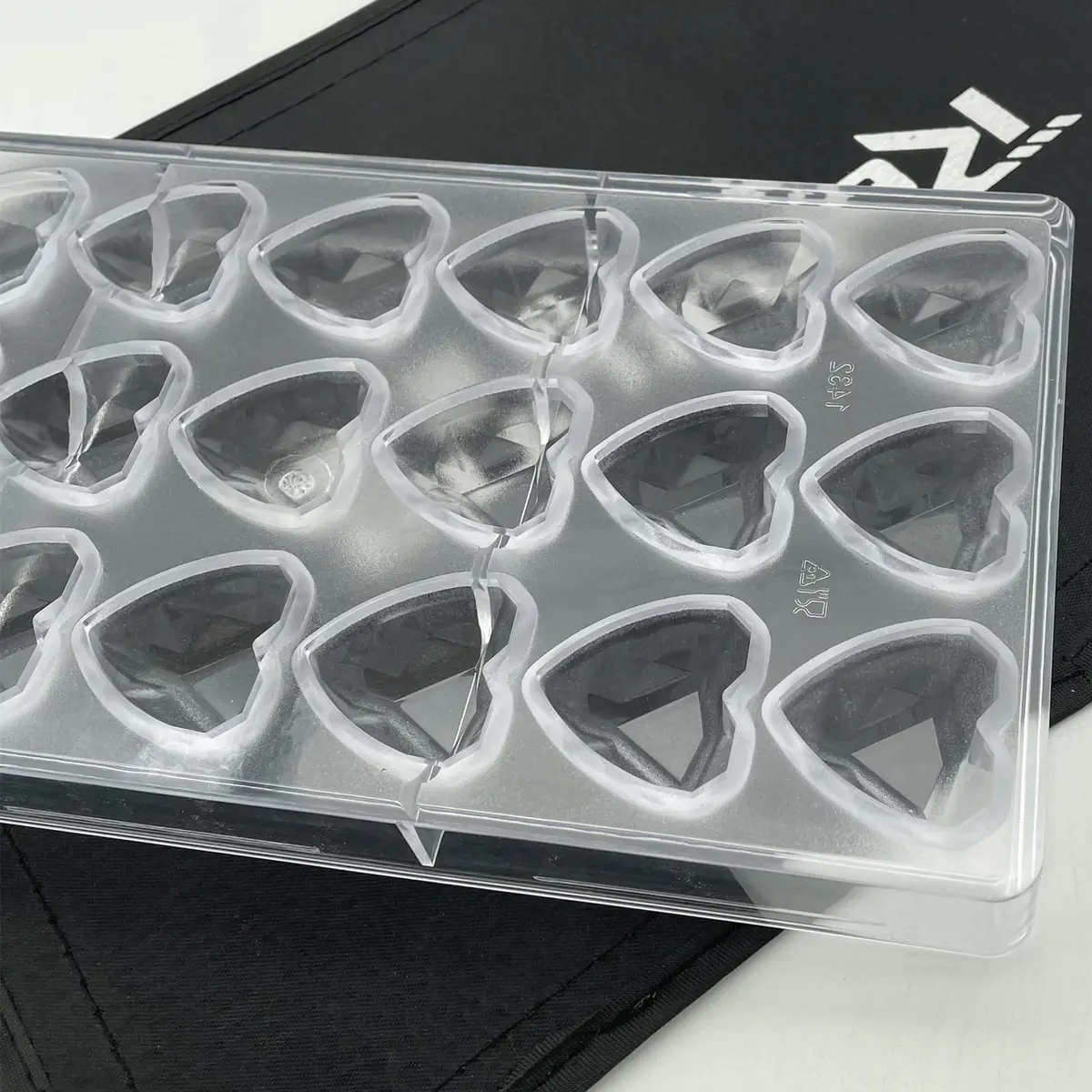 Goldbaking 3D Heart Chocolate Polycarbonate Mold 27.5x13.5cm | Durable, Food-Grade Material for Perfect Heart-Shaped Chocolates - view 5