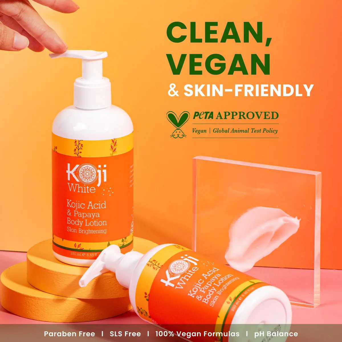 Koji White Kojic Acid & Papaya Body Lotion 8.45 Fl Oz (2 Bottles) Brightening & Moisturizing - view 5
