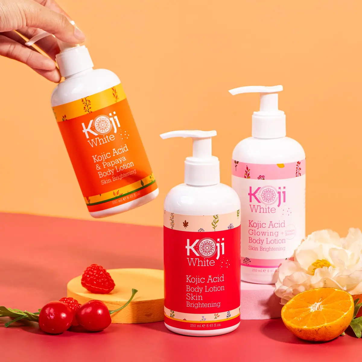 Koji White Kojic Acid & Papaya Body Lotion 8.45 Fl Oz (2 Bottles) Brightening & Moisturizing - view 9