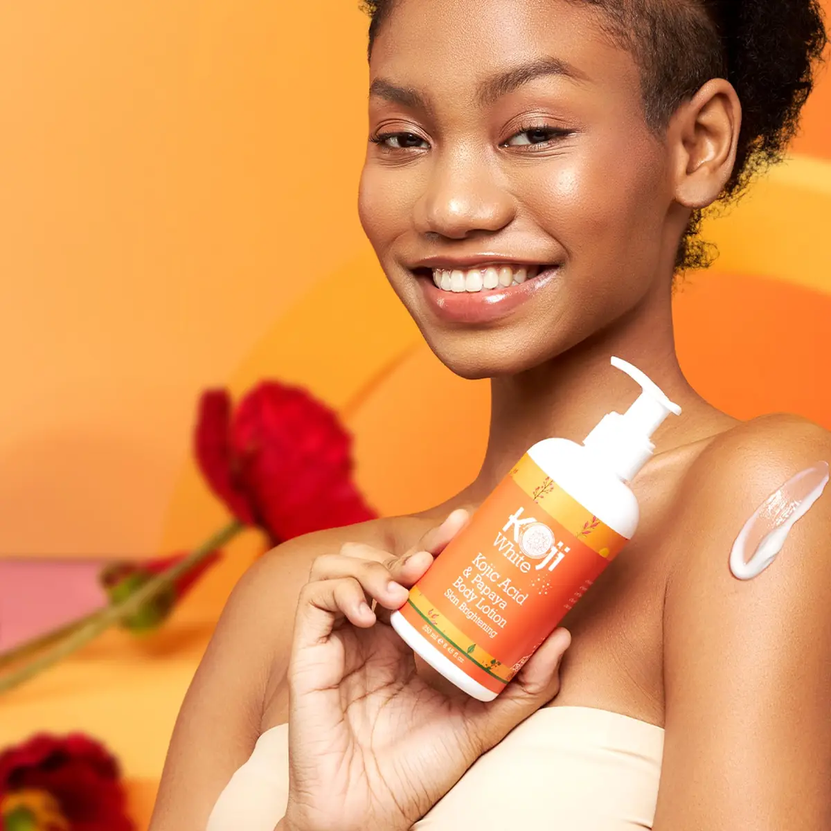 Koji White Kojic Acid & Papaya Body Lotion 8.45 Fl Oz (2 Bottles) Brightening & Moisturizing - view 4