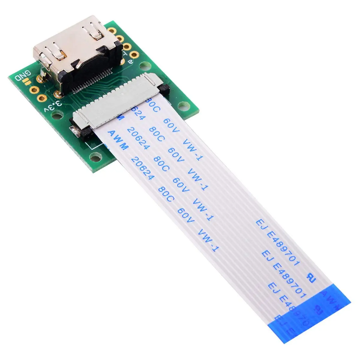cablecc Raspberry PI Camera Module to HDMI Type A Male HDTV FPC Flat Cable 5cm | Raspberry Pi Camera Extension Kit - view 5