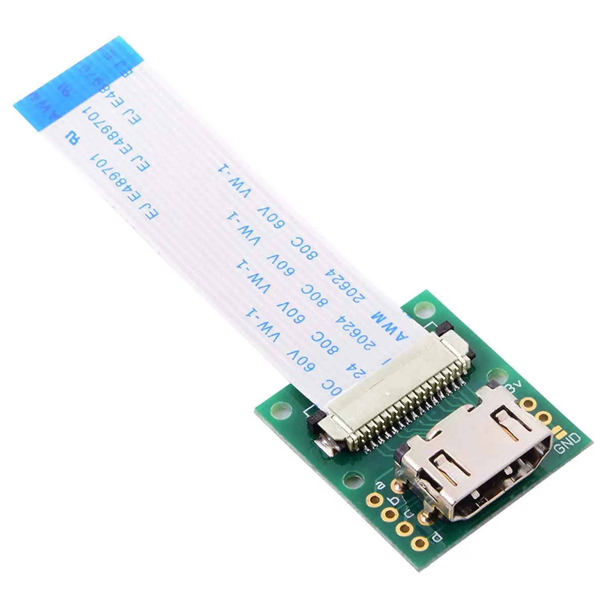 cablecc Raspberry PI Camera Module to HDMI Type A Male HDTV FPC Flat Cable 5cm | Raspberry Pi Camera Extension Kit - view 2
