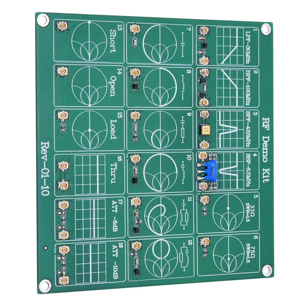 Garosa Frequency Test Board Demo Kit VNA Test Module 30MHz-433MHz | Learning Calibration Tool with 2 UFL Patch Cords - view 6