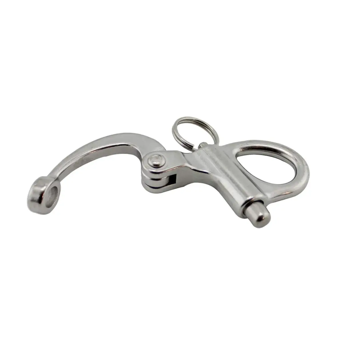 NRC&XRC 2-5/8" (69mm) 316 Stainless Steel Fixed Bail Snap Shackle | 1433 lbf Breaking Load - view 4