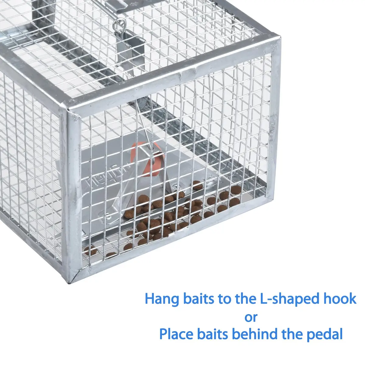 Gingbau Humane 2-Pack Rat Traps for Indoor & Outdoor Use | Live Chipmunk & Mouse Catch & Release - view 7