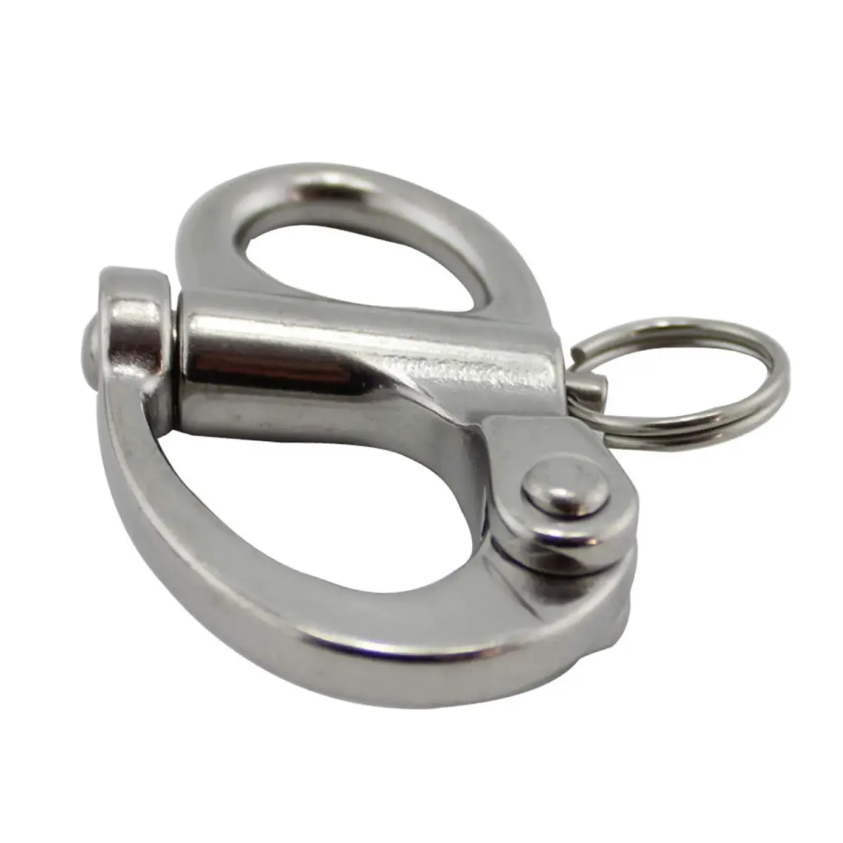NRC&XRC 316 Stainless Steel Fixed Bail Snap Shackle 35mm (1.38") | Marine Grade for Sailing & Bracelets - view 6