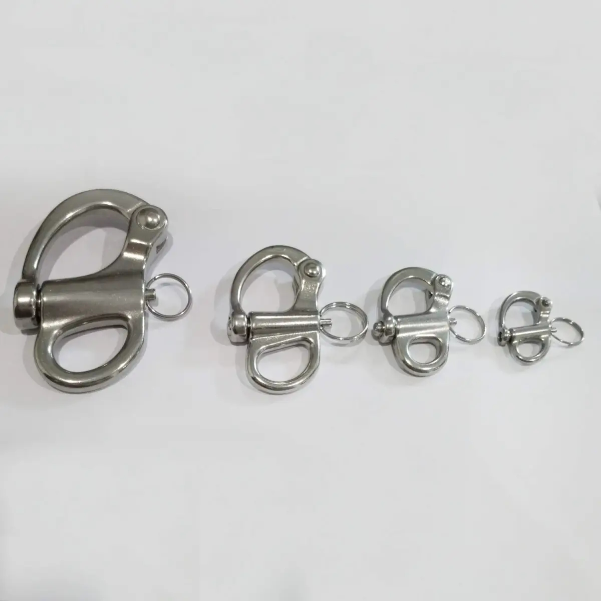 NRC&XRC 316 Stainless Steel Fixed Bail Snap Shackle 35mm (1.38") | Marine Grade for Sailing & Bracelets - view 8