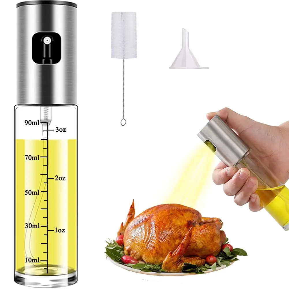 Wayeept Olive Oil Sprayer 100 ml | Refillable Bottle for Cooking & BBQ - main product image