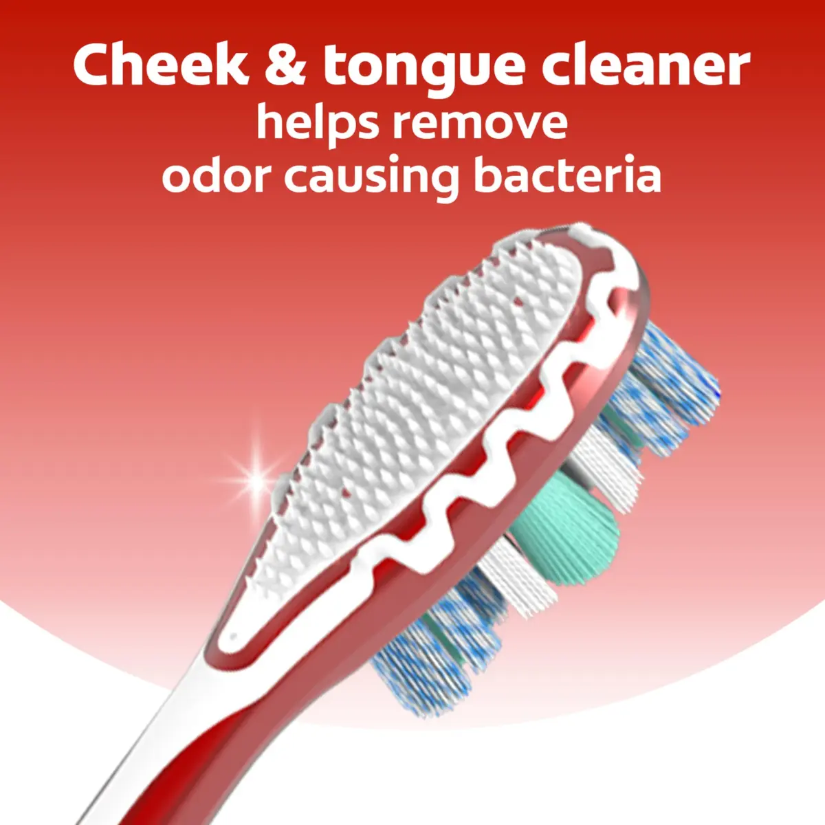 Colgate 360 Advanced Whitening Soft Toothbrush Pack with Cheek and Tongue Cleaner, 4 Count | Dermatologist Tested - view 4