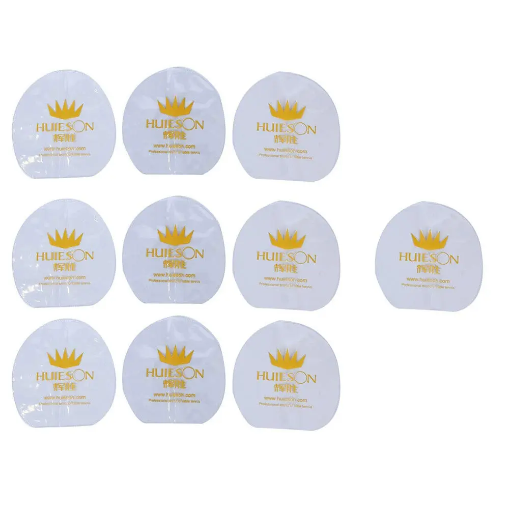 Acxico 10Pcs Ping Pong Racket Rubber Protection Film | Transparent, Protects Rubber, Keeps Paddle in Top Condition - main product image