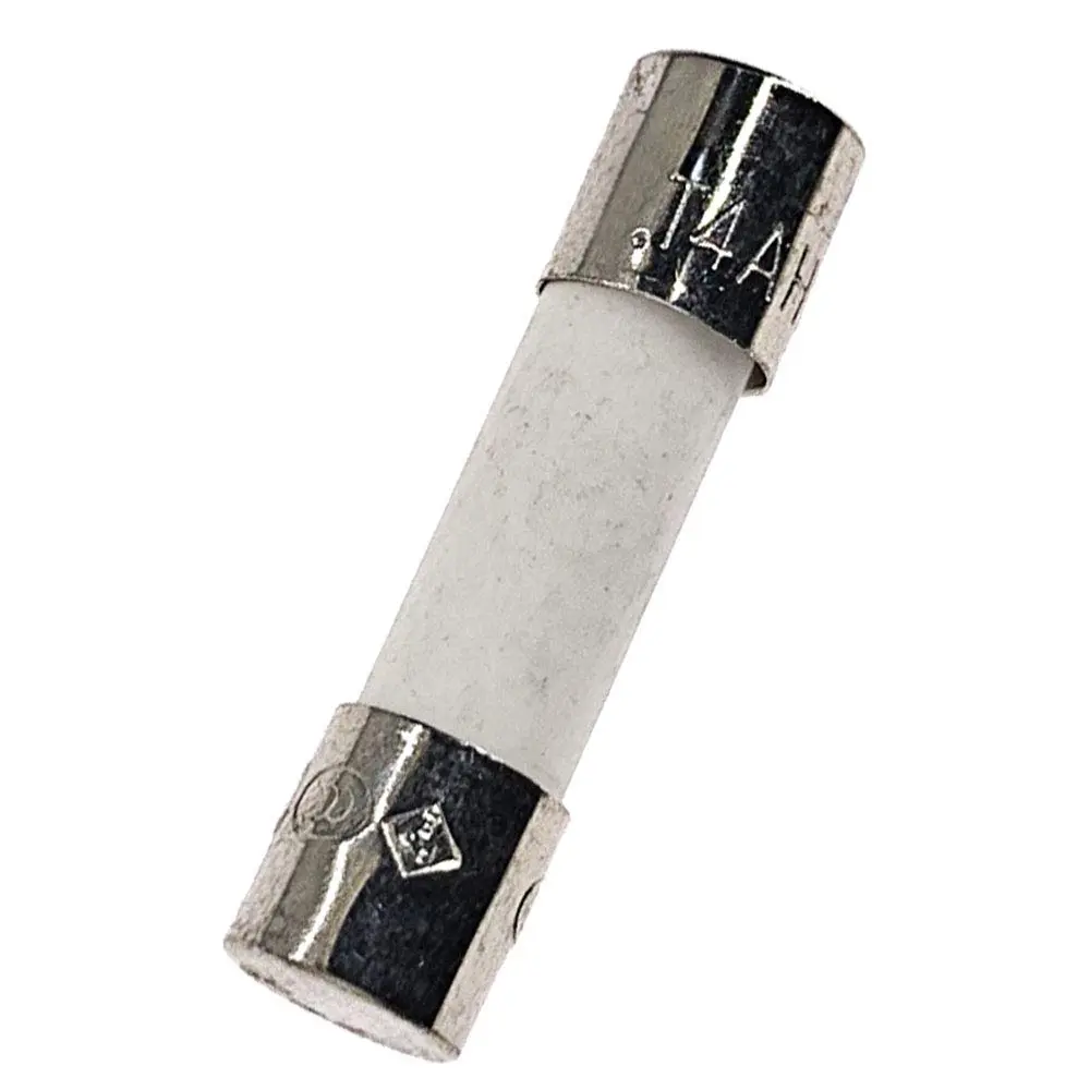 ChengHongXing Ceramic Fuse T4AH250V 5x20mm | Slow-Blow 4A 250V, 10pcs - main product image