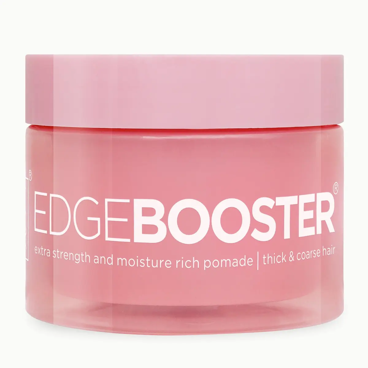 Style Factor Edge Booster Extra Strength & Moisture Rich Pomade | Strong Hold Gel for Thick & Coarse Hair | High Shine, Non-Greasy | Pink Sapphire, 3.38 oz - main product image