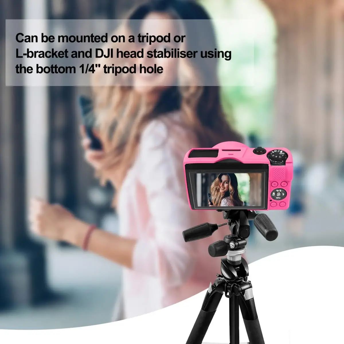 Easy Hood Silicone Camera Case for Canon G7X Mark III (Rose) | Enhanced Grip & Shock-Absorbing Protection - view 6