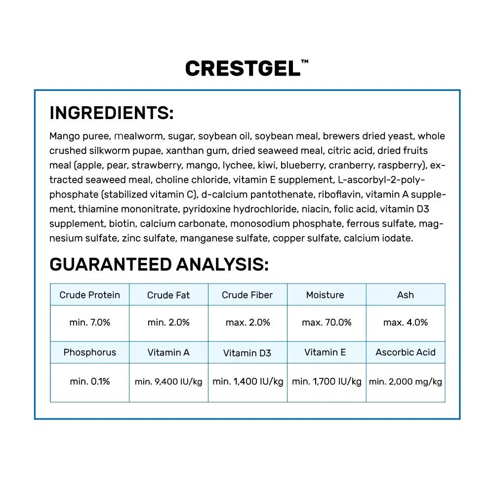 Hikari Herptile CrestGel Paste Diet for Insect-Eating Geckos 50g | Nutrient-Rich, Ready-to-Use, Odor-Reduced - view 3