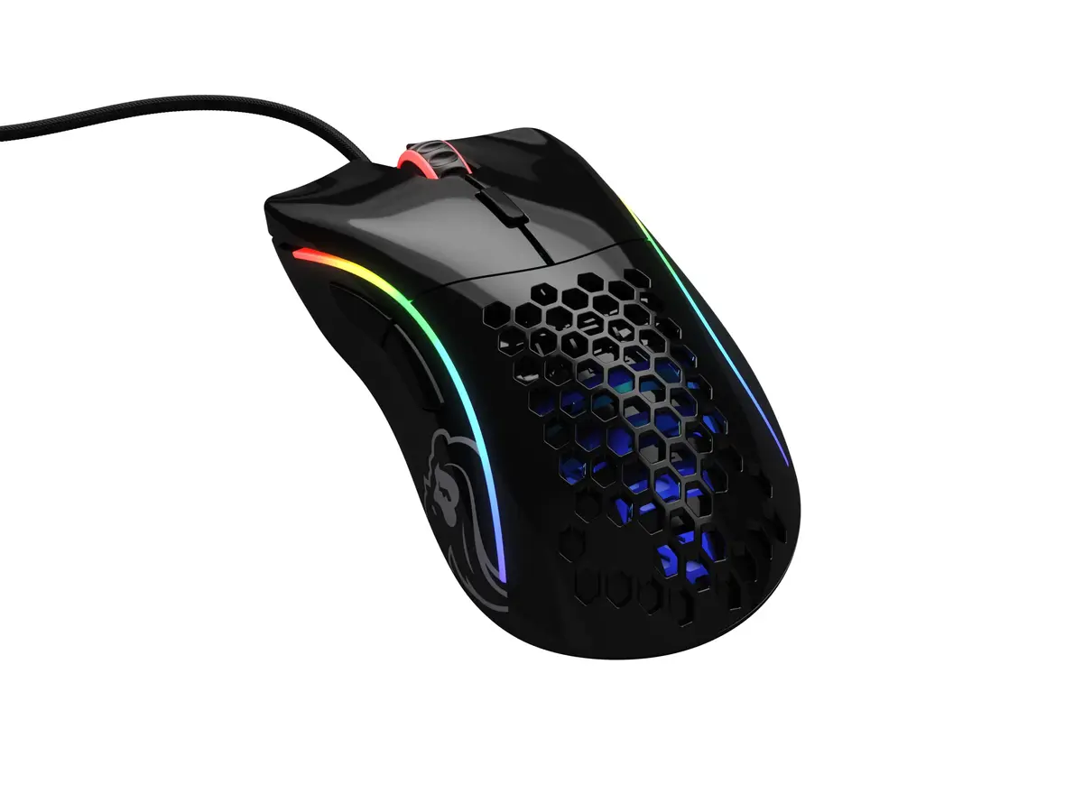GLORIOUS Gaming Model D Wired Gaming Mouse 68g | Superlight Honeycomb Design, RGB, Pixart 3360 Sensor - main product image