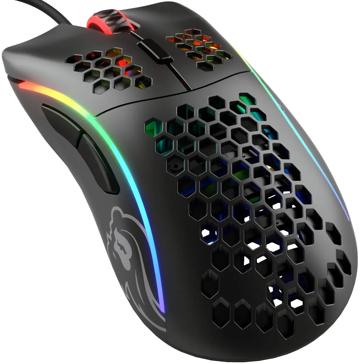 Glorious Model D Wired Gaming Mouse 68g | Superlight Honeycomb Design, RGB, Pixart 3360 Sensor, Ambidextrous, 6 Buttons - main product image