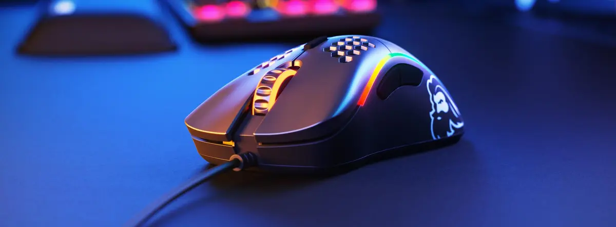 Glorious Model D Wired Gaming Mouse 68g | Superlight Honeycomb Design, RGB, Pixart 3360 Sensor, Ambidextrous, 6 Buttons - view 7