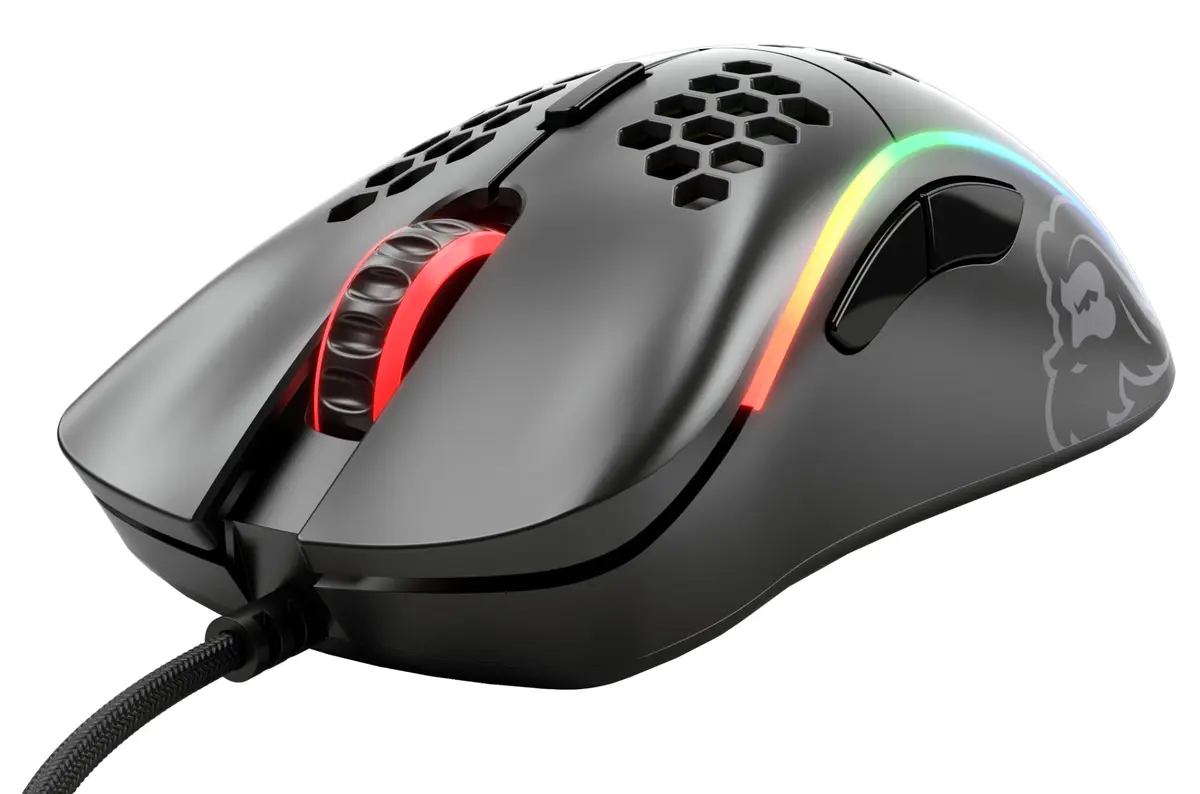 Glorious Model D Wired Gaming Mouse 68g | Superlight Honeycomb Design, RGB, Pixart 3360 Sensor, Ambidextrous, 6 Buttons - view 3