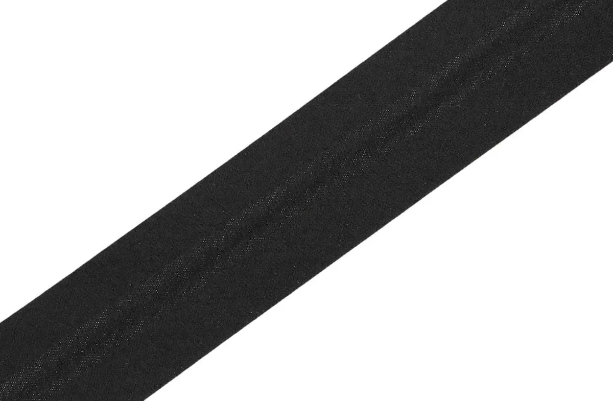 Mandala Crafts 55 Yds 1/2 Inch Black Double Fold Bias Tape for Sewing | Heavy Duty, Washable, Perfect for Garments & Home Decor - view 5