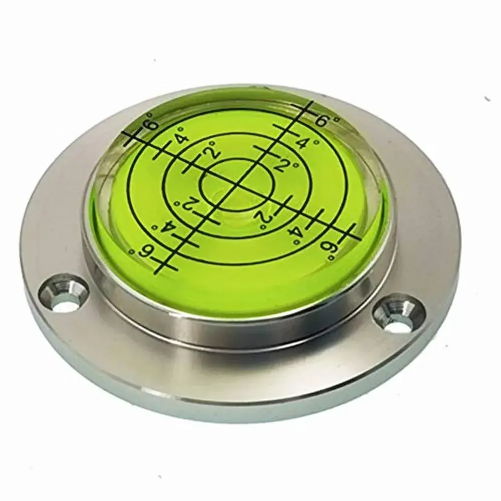 XMLEI Mini Round Spirit Level 50mm (2") Green | Accurate Horizontal Measurement - main product image