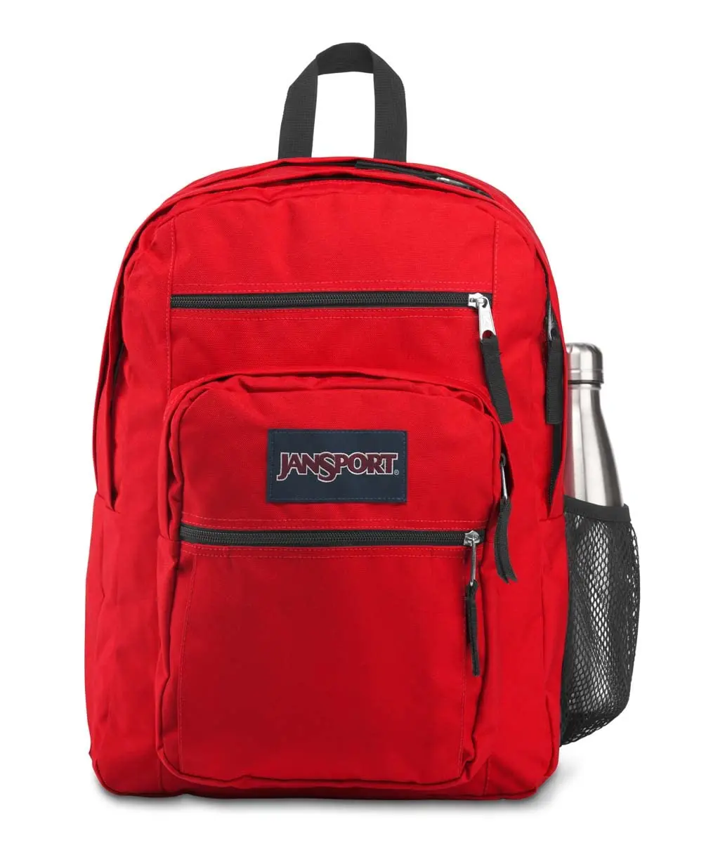 JanSport Big Student Laptop Backpack 34L (17" x 13" x 7.5") | Red Tape - view 2