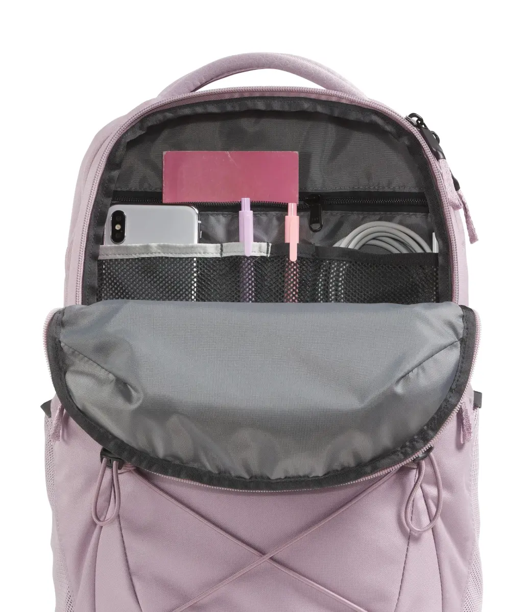 The North Face Women's Jester Commuter Laptop Backpack, TNF White Metallic Mélange/Mid Grey, 28L (1678 cu in) | American Chiropractic Association Endorsed - view 4